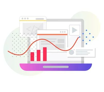 Website Development - Icon Illustrazione stock