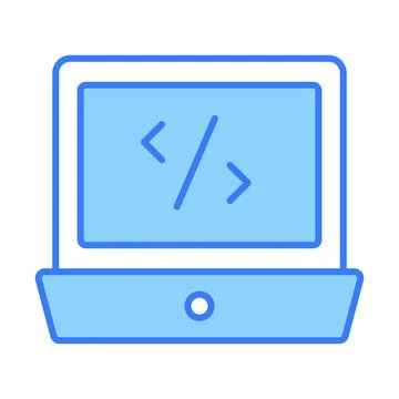 Website development icon modern illustration 스톡 일러스트