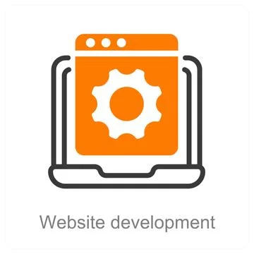 Website development 스톡 일러스트
