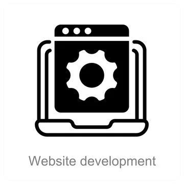 Website development 스톡 일러스트
