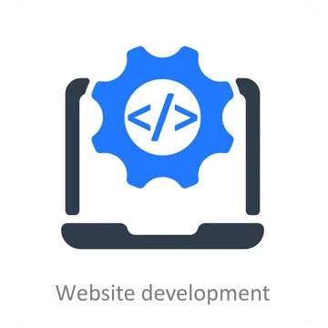 Website Development 스톡 일러스트