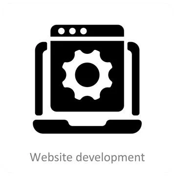 Website Development 스톡 일러스트