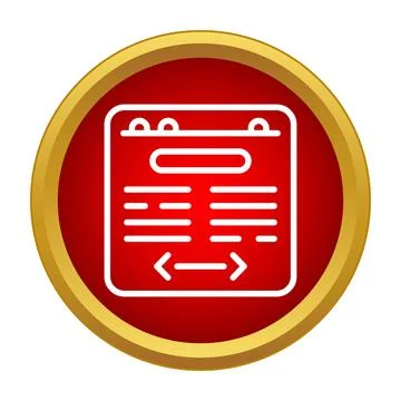 Website development interface with code and programming icon Stock Illustration