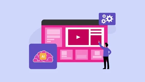 Website development or web application, coding, designing for web browsers .. Stock Footage 302533806