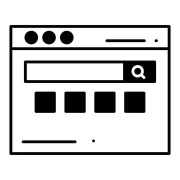 Website Dualtone Icon Stock Illustration