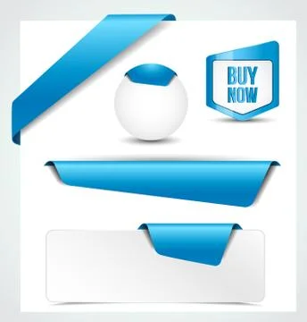 Website elements Stock Illustration