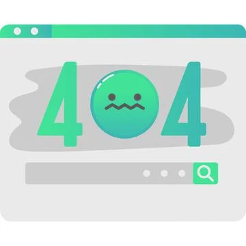 Website error vector web alert failure page icon Stock-Illustration
