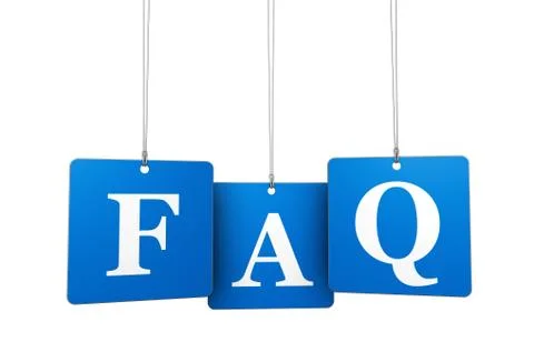 Website Faq Stock Illustration