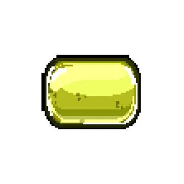 Website glass button pixel art vector illustration イラスト素材