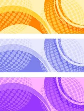 Website Header, Banner, Background Globe with movement Stock Illustration