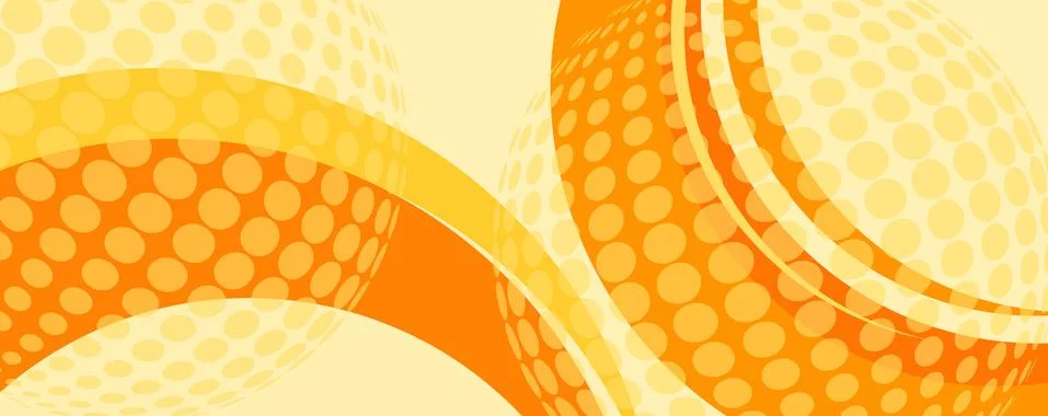 Website Header, Banner, Orange Background Globe with movement Stock Illustration