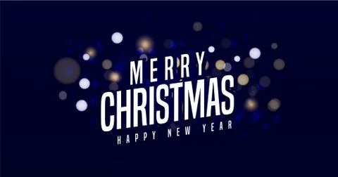 Website header or banner design with merry christmas and happy new year celebrat Stock Illustration