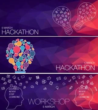 Website headers banners イラスト素材