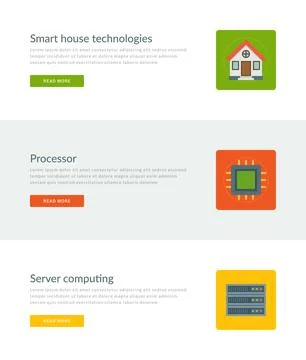 Website Headers or Promotion Banners Templates Stock Illustration