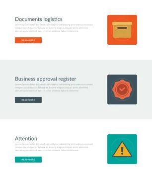 Website Headers or Promotion Banners Templates Stock Illustration
