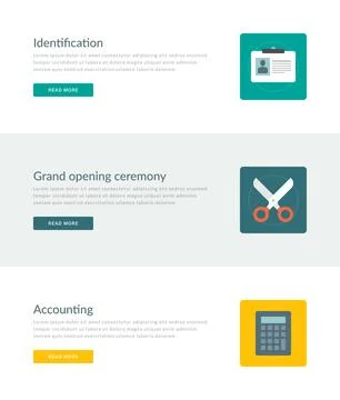 Website Headers or Promotion Banners Templates Stock Illustration