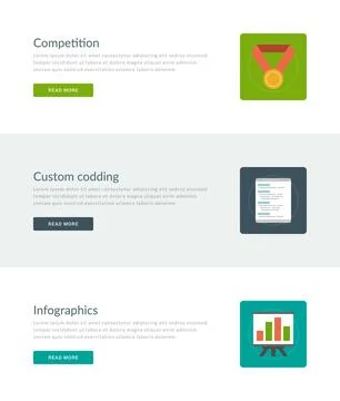 Website Headers or Promotion Banners Templates Stock Illustration