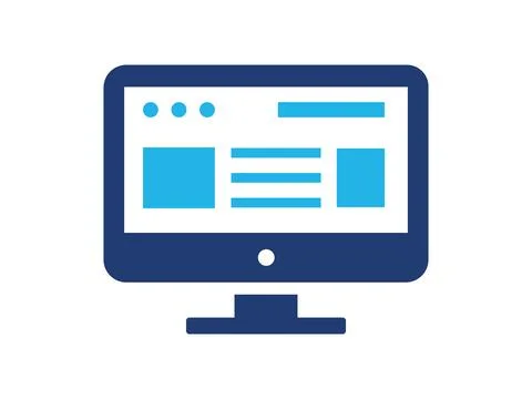 Website Icon design vector illustration. Stock Illustration