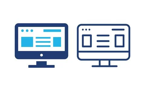 Website Icon design vector illustration Stock Illustration