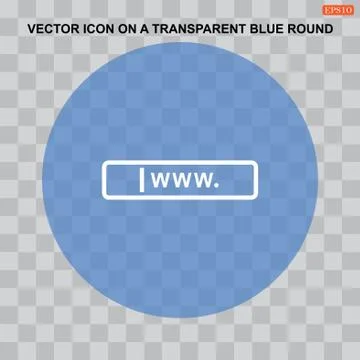 Website Icon Vector flat design style Stock Illustration