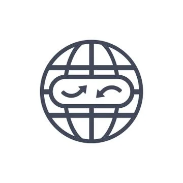 Website Icon Vector flat design style Stock Illustration