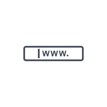 Website Icon Vector flat design style 스톡 일러스트