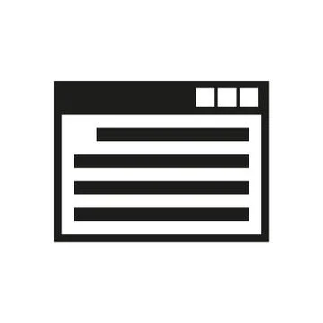 The website icon. WWW and browser, development, seo symbol. UI. Web. Logo. Sign イラスト素材
