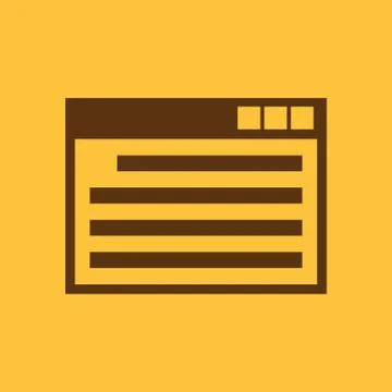 The website icon. WWW and browser, development, seo, website symbol. UI. Web イラスト素材