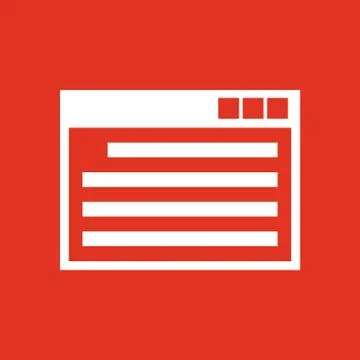 The website icon. WWW and browser, development, seo, website symbol. UI. Web 스톡 일러스트