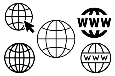 Website icons set vector design Stock Illustration