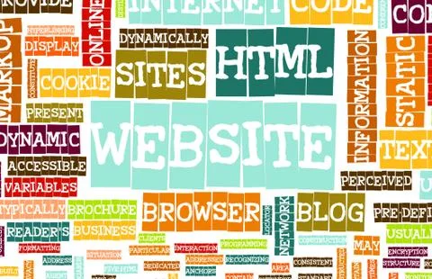 Website 스톡 일러스트