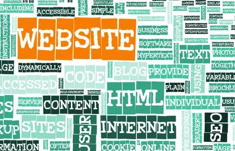 Website 스톡 일러스트