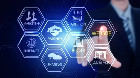 Website Illustrazione stock