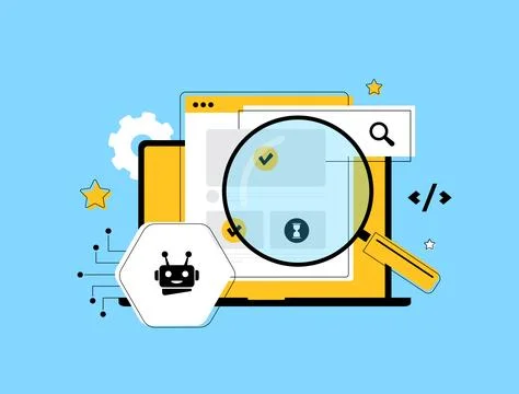 Website indexing improves search engine visibility by ensuring web pages are Stock Illustration