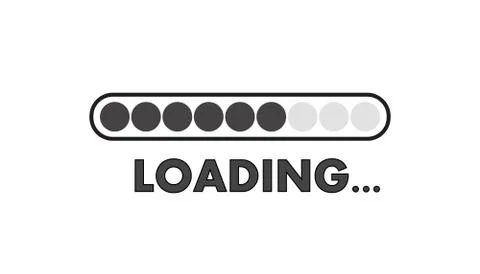 Website information loading frame icon Illustrazione stock