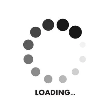 Website information loading isolated  icon Stock Illustration
