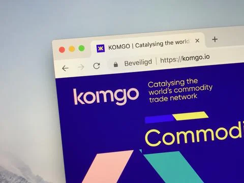 Website of komgo Stock Photos