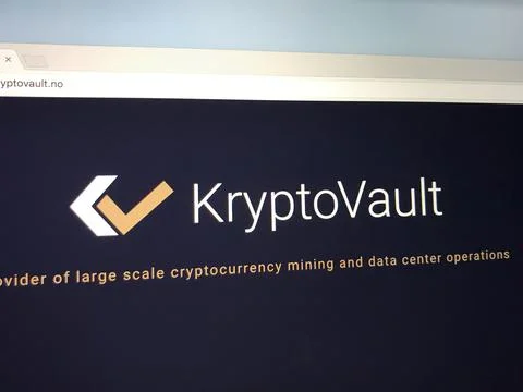 Website of Kryptovault Stock Photos