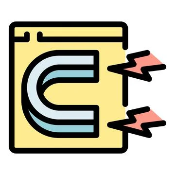 Website magnet attracting traffic generating leads and conversions through .. 스톡 일러스트