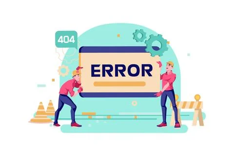 Website maintenance Stock Illustration