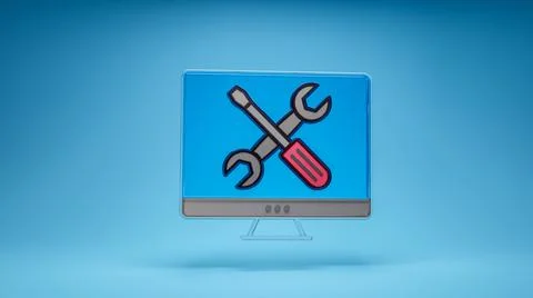 Website maintenance, seo development and support , creation development, webs Illustrazione stock