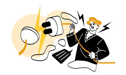 Website menu bar concept Stockillustratie