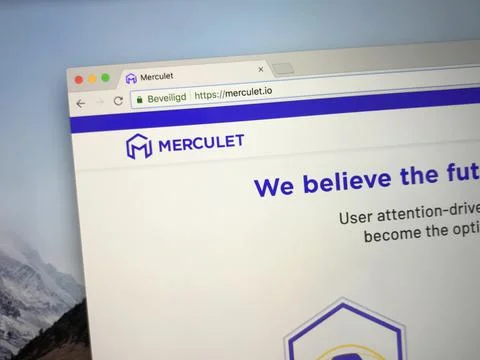 Website of Merculet (MVP) Stock Photos