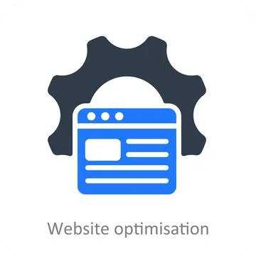 Website Optimisation Illustrazione stock
