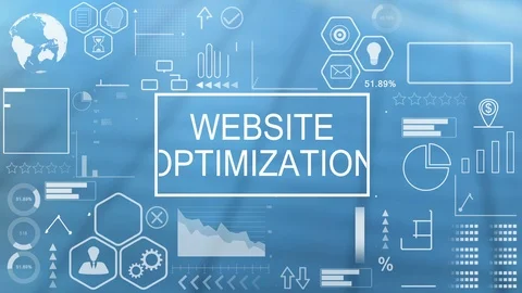Website Optimization, Animated Typography Stock Footage 116359070