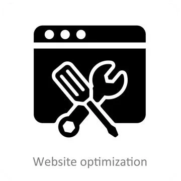 Website Optimization Stock Illustration