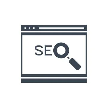 Website Optimization Vector Glyph Icon イラスト素材