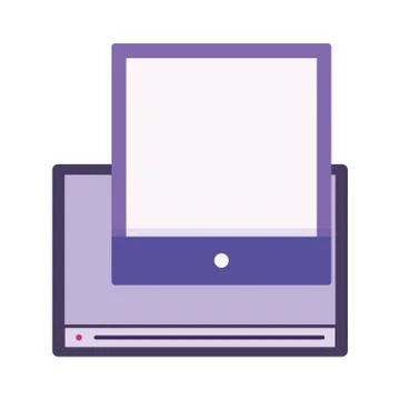 Website page technology digital isolated icon design イラスト素材