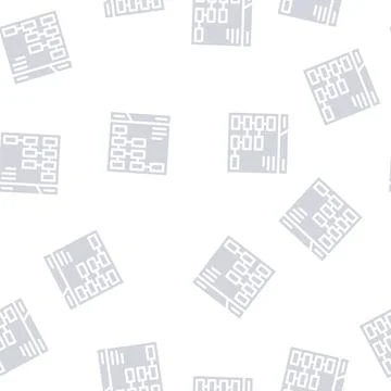 Website position seo optimization glyph vector seamless pattern Ilustración de archivo