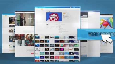 Website presentation 스톡 After Effects